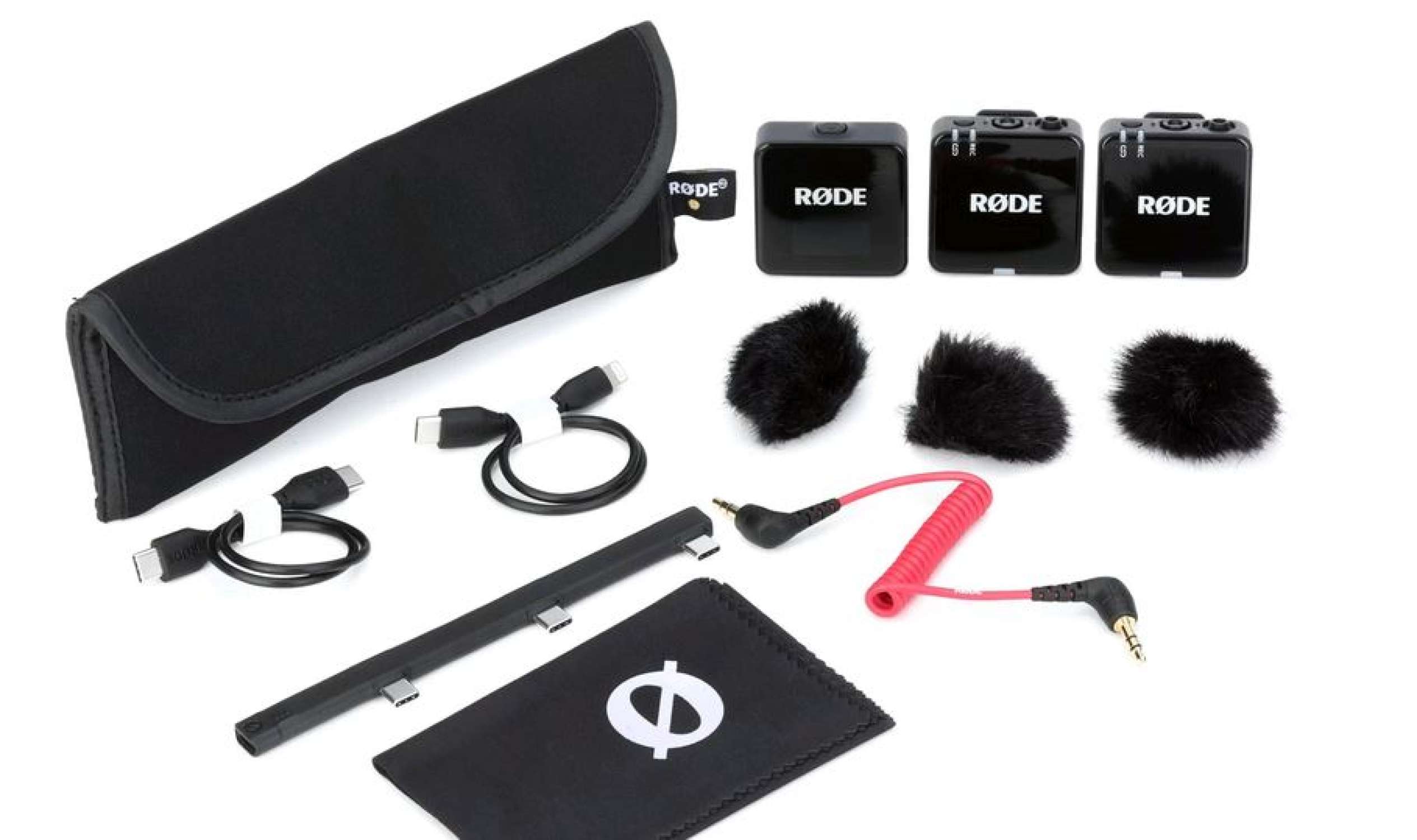 Micro sans fils Rode Go 3 ( 2 émetteurs- 1 récepteur 1/8-usb ) 